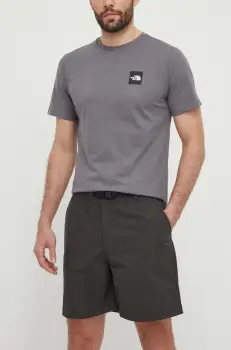 The North Face pantaloni scurti barbati, culoarea gri, NF0A870KJK31 imagine