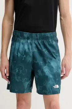 The North Face pantaloni scurti de antrenament 24/7 culoarea turcoaz, NF0A8E09EHF1 imagine