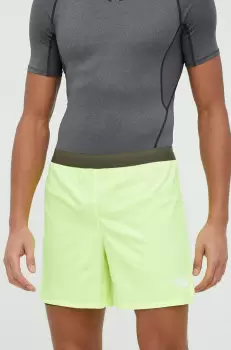 The North Face pantaloni scurti de antrenament barbati, culoarea verde imagine