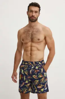 The North Face pantaloni scurti de baie culoarea albastru marin, NF0A86QMSIM1 imagine