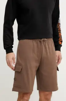 The North Face pantaloni scurti din bumbac barbati, culoarea maro, NF0A8C2Z1OI1 imagine