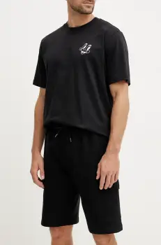 The North Face pantaloni scurti din bumbac barbati, culoarea negru, NF0A8C2ZJK31 imagine