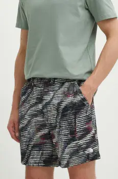 The North Face pantaloni scurti outdoor Class V Pathfinder culoarea verde, NF0A86QMSIR1 imagine