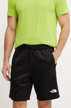 The North Face pantaloni scurti Reaxion barbati, culoarea negru, NF0A8BETJK31 imagine