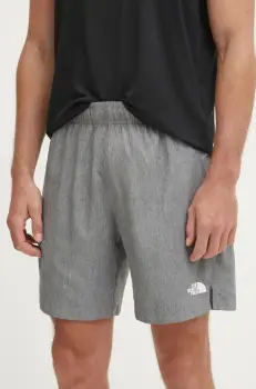The North Face pantaloni scurti sport 24/7 barbati, culoarea gri, NF0A3O1B4HJ1 imagine