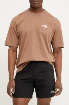 The North Face pantaloni scurti sport 24/7 barbati, culoarea negru, NF0A3O1B4H01 imagine