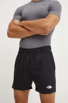 The North Face pantaloni scurti sport 24/7 barbati, culoarea negru, NF0A882D4H01 imagine