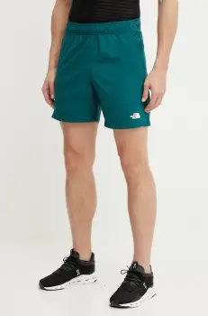 The North Face pantaloni scurti sport 24/7 barbati, culoarea verde, NF0A3O1B6GI1 imagine