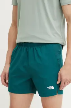 The North Face pantaloni scurti sport 24/7 barbati, culoarea verde, NF0A882D6GI1 imagine