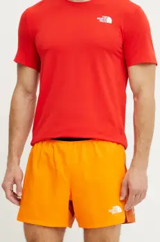 The North Face pantaloni scurti sport Breeze barbati, culoarea portocaliu, NF0A892N58B1 imagine