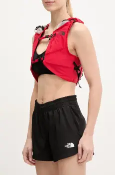 The North Face pantaloni scurti sport Flex femei, culoarea negru, neted, medium waist, NF0A8BPVJK31 imagine