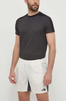 The North Face pantaloni scurti sport Mountain Athletics barbati, culoarea bej, NF0A87JMXOF1 imagine