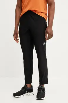The North Face pantaloni sport 24/7 barbati, culoarea negru, uni, NF0A8BESJK31 imagine