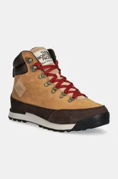 The North Face pantofi Back to Berkeley IV Leather barbati, culoarea maro, NF0A817QOHU1 imagine