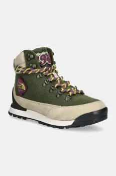 The North Face pantofi Back to Berkeley IV Novelty femei, culoarea verde, izolare usoara, NF0A8A9H8JO1 imagine
