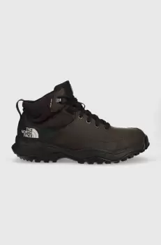 The North Face pantofi Storm Strike III WP barbati, culoarea maro, izolat imagine