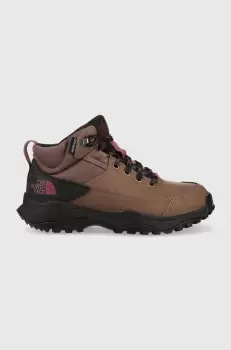 The North Face pantofi Storm Strike III WP femei, culoarea violet, izolat imagine