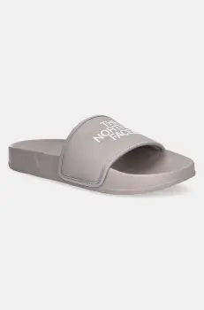 The North Face papuci Base Camp Slide III femei, culoarea gri, NF0A4T2S6E21 imagine