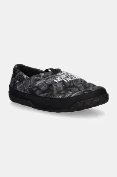 The North Face papuci de casa Nuptse Mule culoarea gri, NF0A5G2F6OG1 imagine