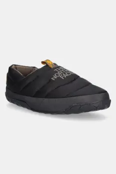 The North Face papuci de casa Nuptse Mule culoarea negru, NF0A5G2FW9O1 imagine