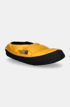 The North Face papuci de casa Tent Mule IV culoarea galben, NF0A8A9DZU31 imagine