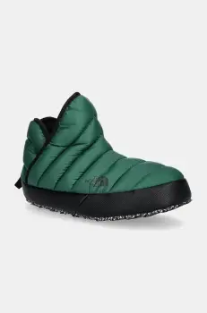 The North Face papuci de casa Thermoball Traction Bootie culoarea verde, NF0A331HS9W1 imagine