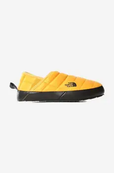 The North Face papuci de casa THERMOBALL TRACTION culoarea galben, NF0A3UZNZU3 imagine