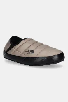 The North Face papuci de casa Thermoball Traction Mule V culoarea bej, NF0A3UZNDHO1 imagine