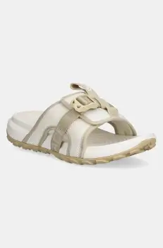 The North Face papuci EXPLORE CAMP femei, culoarea bej, NF0A8ADSTOB1 imagine