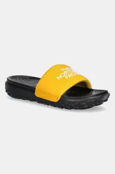 The North Face papuci Never Stop Cush Slide culoarea galben, NF0A8A90ZU31 imagine
