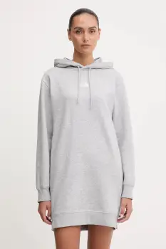 The North Face rochie Essential Relaxed culoarea gri, mini, oversize, NF0A8EEEDYX1 imagine