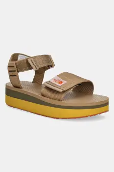 The North Face sandale Skeena Platform culoarea bej, cu platforma, NF0A8AE779H1 imagine