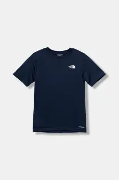 The North Face tricou copii TEEN NEW 24/7 SS TEE culoarea bleumarin, cu imprimeu, NF0A8DF28K21 imagine