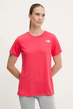 The North Face tricou de antrenament Foundation Vertical culoarea rosu, NF0A8BR06IE1 imagine