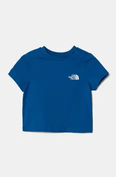 The North Face tricou de bumbac pentru copii KID BOX NSE S/S TEE cu imprimeu, NF0A89H5T4S1 imagine