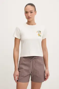 The North Face tricou de femei din bumbac FLORA EMBRO imagine