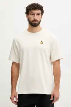 The North Face tricou din bumbac Icon Mountain culoarea bej, cu imprimeu, NF0A8EU7QLI1 imagine