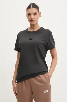 The North Face tricou din bumbac Nature Relaxed femei, culoarea negru, NF0A8BVWJK31 imagine