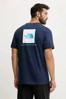 The North Face tricou din bumbac Redbox cu imprimeu, NF0A87NPI851 imagine