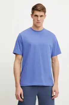 The North Face tricou din bumbac Relaxed barbati, culoarea violet, uni, NF0A8C356IF1 imagine