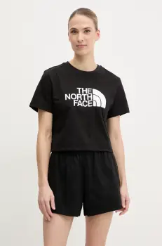 The North Face tricou Easy Relaxed femei, culoarea negru, NF0A8A6HJK31 imagine