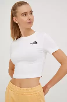 The North Face tricou femei, culoarea alb imagine