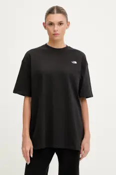 The North Face tricou oversized de pentru femei, din bumbac Essential Simple Dome imagine
