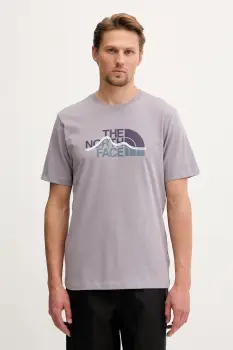The North Face tricou pentru barbati, din bumbac MOUNTAIN LINE imagine