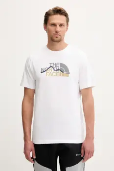 The North Face tricou pentru barbati, din bumbac MOUNTAIN LINE imagine
