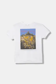 The North Face tricou pentru copii, din bumbac G FLORA RELAXED SS TEE imagine