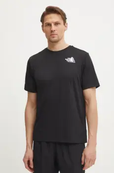 The North Face tricou sport 24/7 culoarea negru, cu imprimeu, NF0A895JJK31 imagine