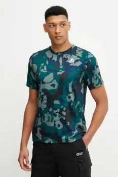 The North Face tricou sport 24/7 culoarea verde, cu imprimeu, NF0A8BP986U1 imagine