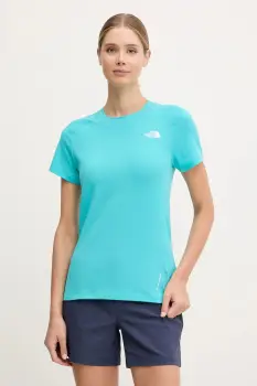 The North Face tricou sport Lightning Alpine culoarea turcoaz, NF0A8BT56IB1 imagine