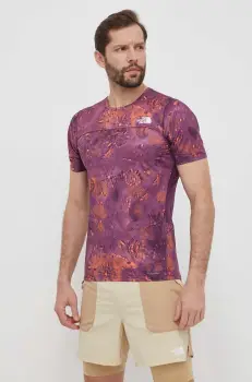The North Face tricou sport Sunriser culoarea violet, modelator, NF0A84KNSI41 imagine